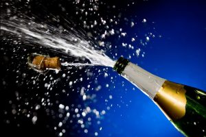 Champagne splash Celebrating Champagne Day Wine Holidays