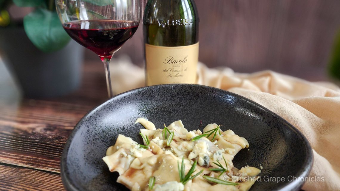 Coppo Barolo and braised beef agnolotti