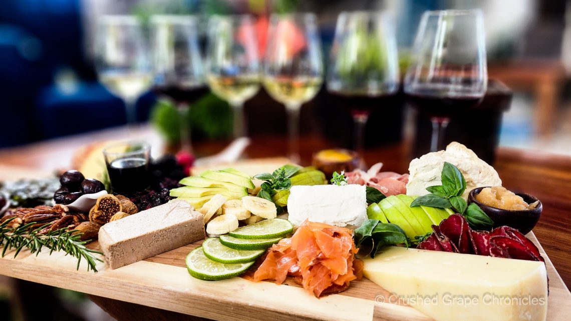 Coastal Chilean Chardonnay and Pinot Noirs with a Grazing Board