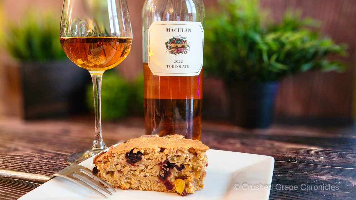 Torcolato sweet wine from Maculan in Italy's Breganze Made from Vespaiola grapes with Pinza